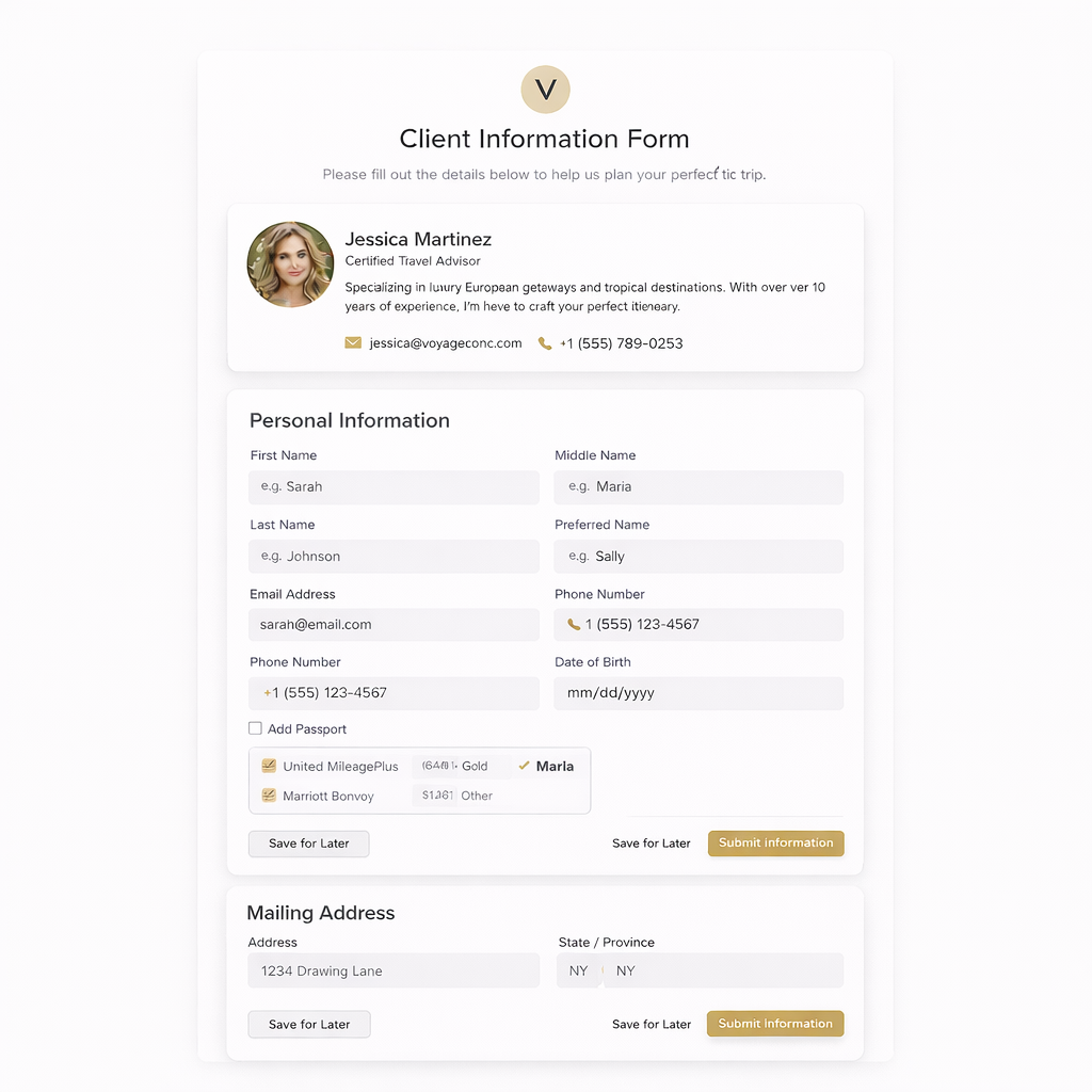 Client Intake Forms