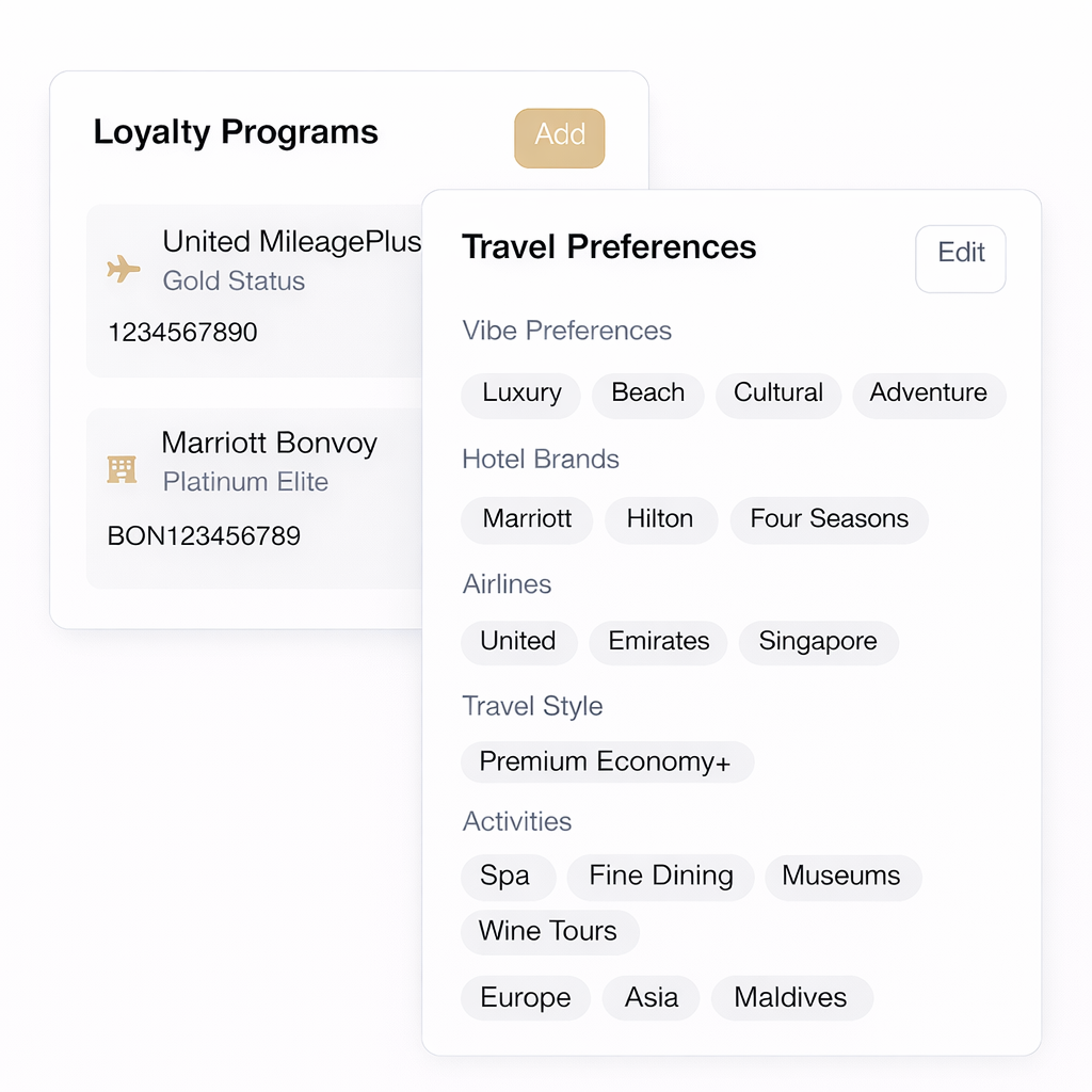 Travel Preferences